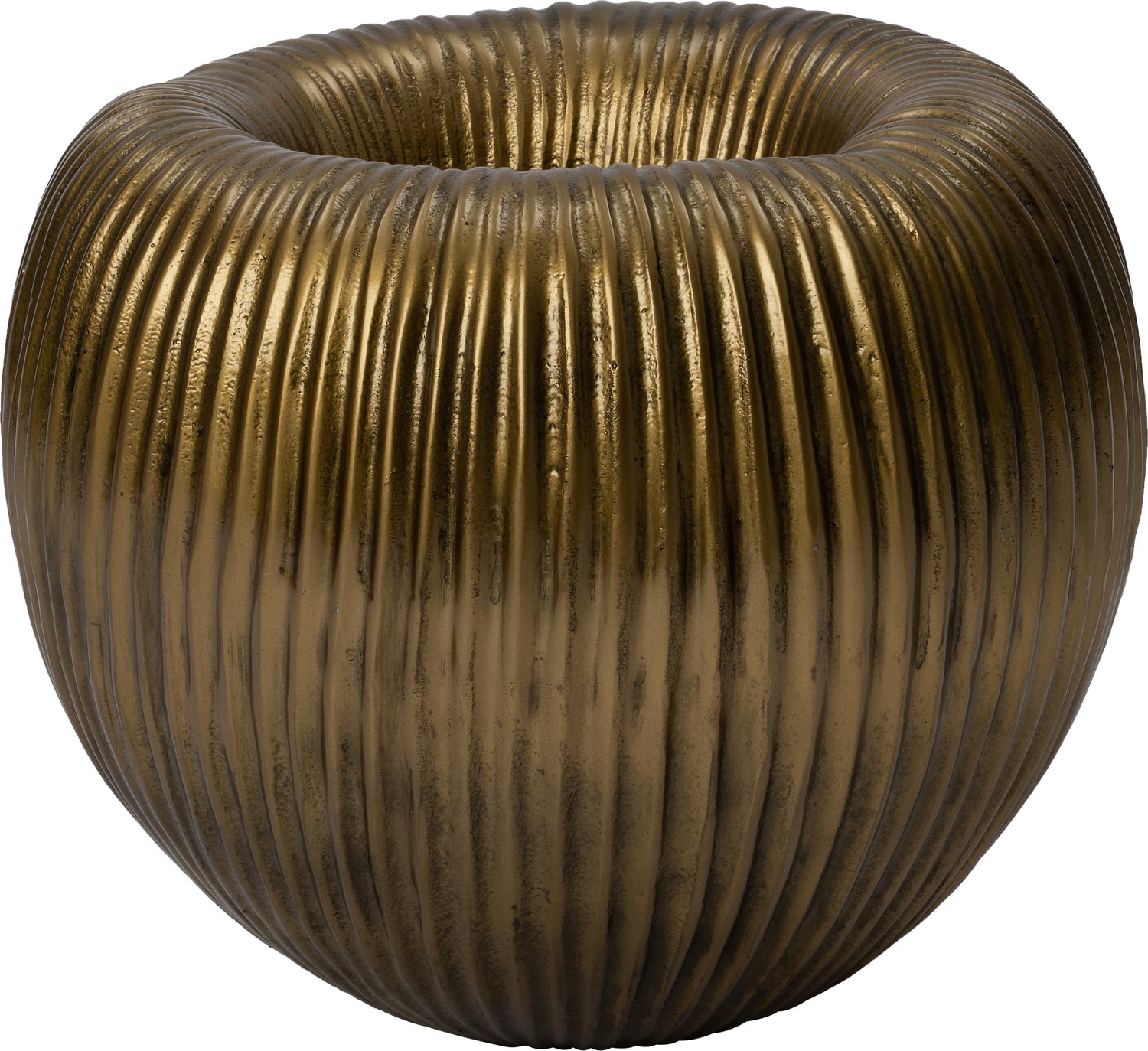 Intratuin vaas Banjer goud D 30 H 30 cm