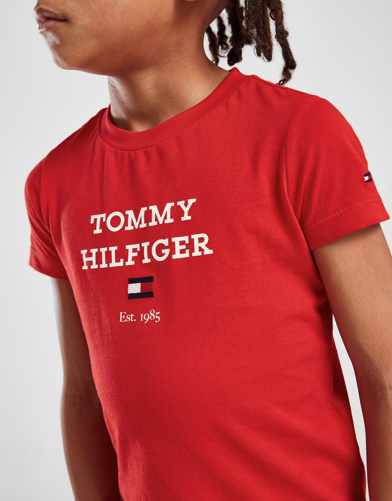 Tommy Hilfiger T-Shirt Logo Drapeau Junior