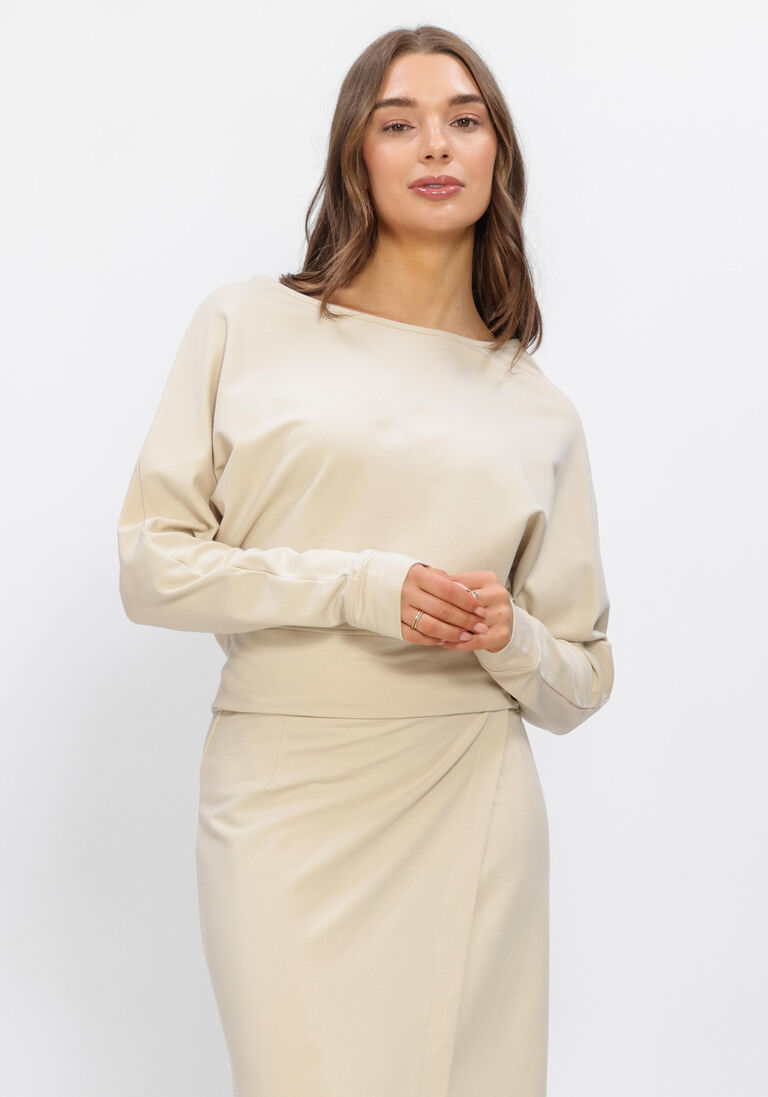 beige penn & ink trui sweater