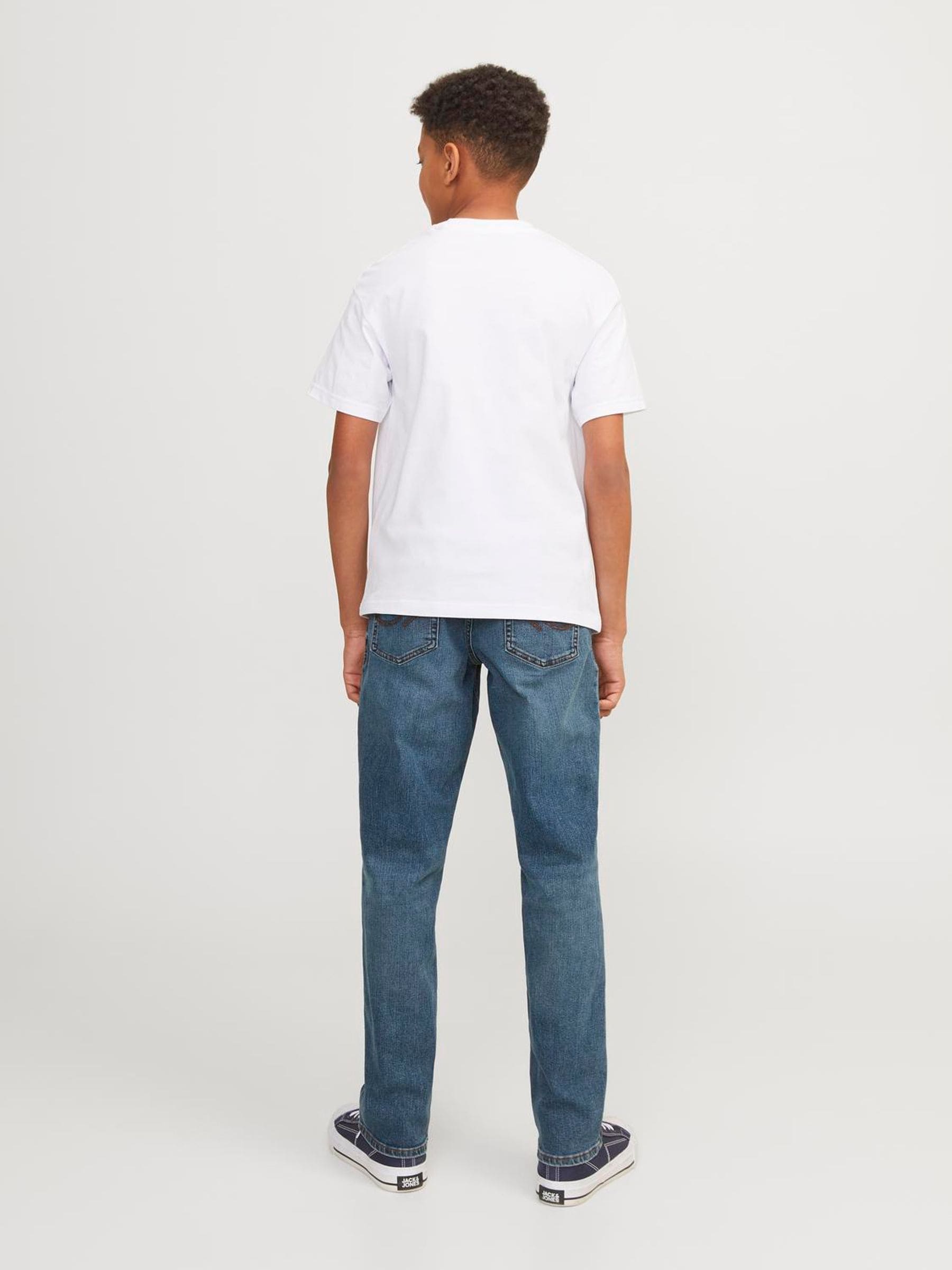 JACK & JONES Junior Clark regular fit jeans met rechte pijpen