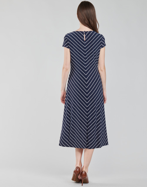 Lauren Ralph Lauren - PIPPA-CAP SLEEVE-DAY DRESS Azul