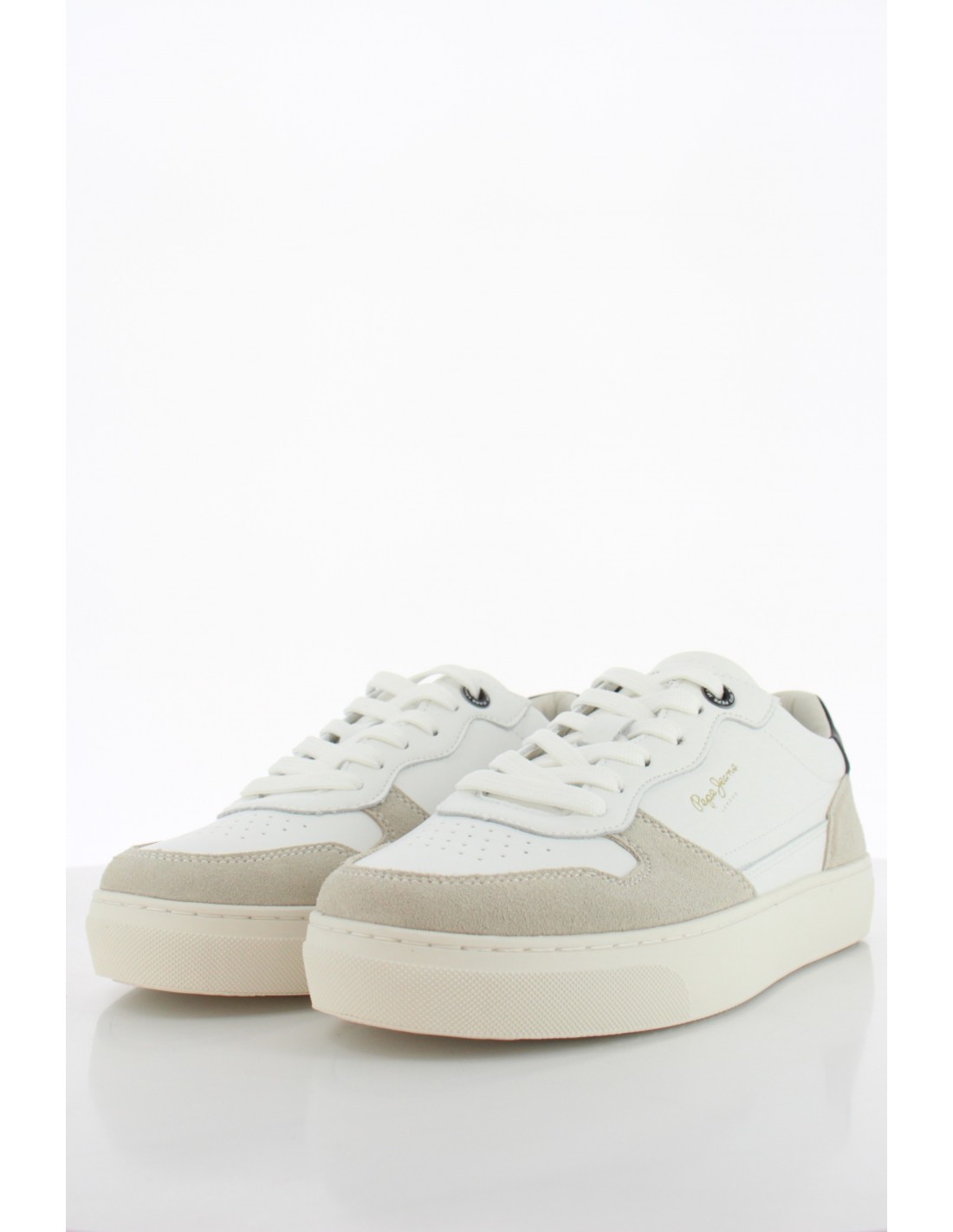 pepe jeans Baskets de ville Homme Camden Street M Blanc/Noir