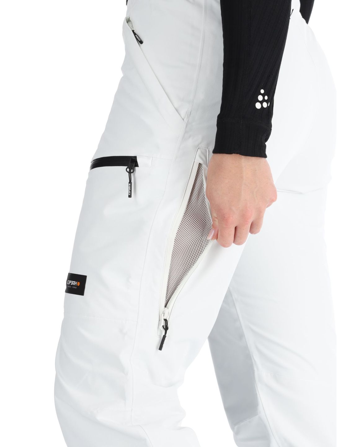 Calau hardshell skibroek dames