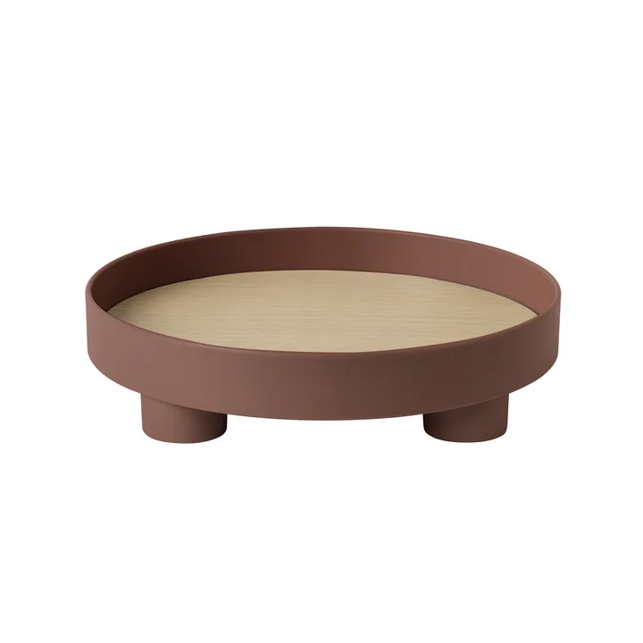 Muuto - Platform Tablett, dunkelrot