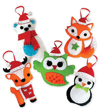 BOX CANDIY Kreas?t - Filtdyr-pynt - Totally Santa