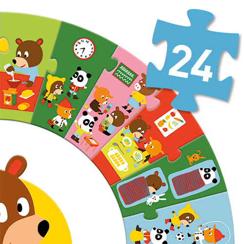 Djeco puzzel de dag - 24st