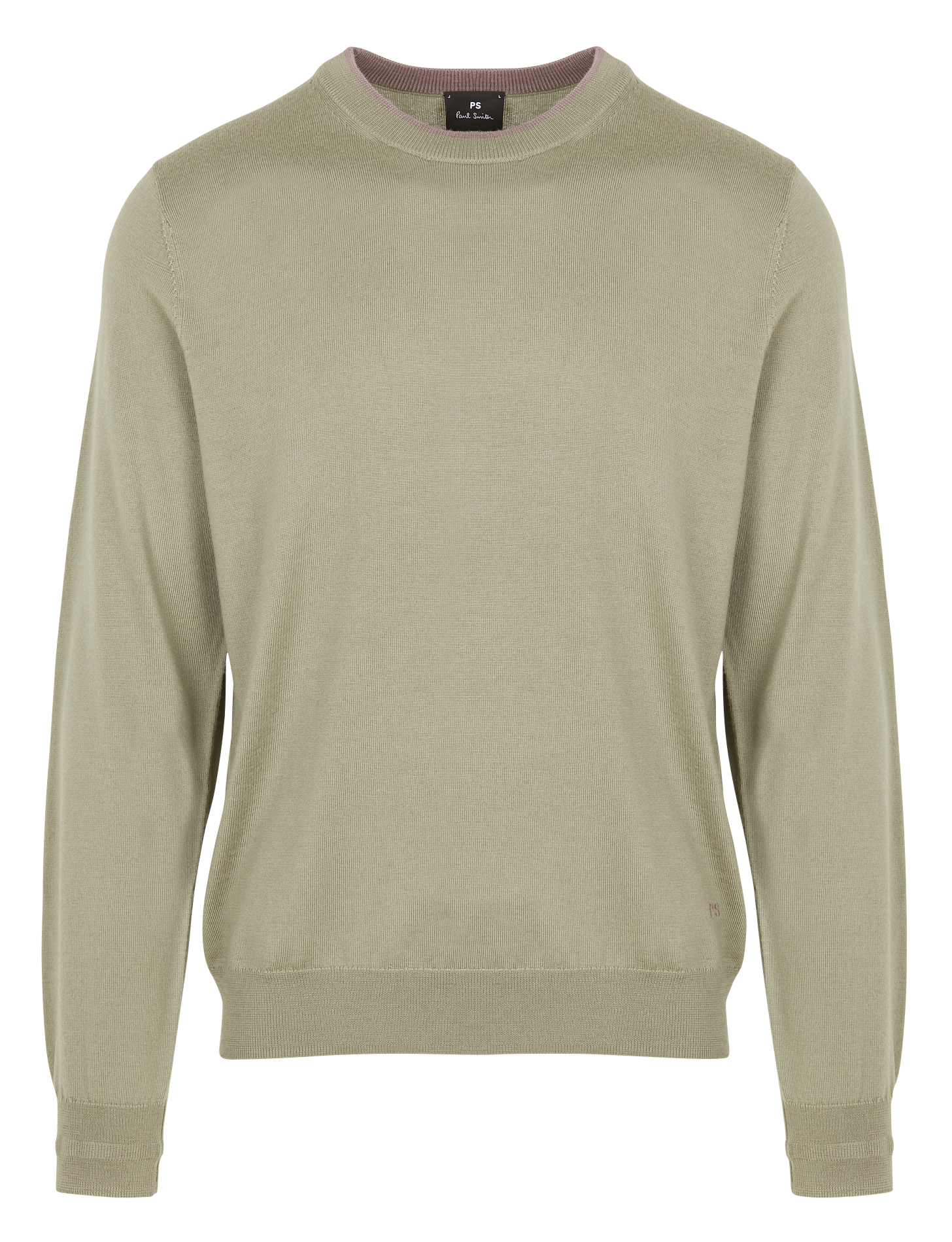 Pull col rond en laine| Vert