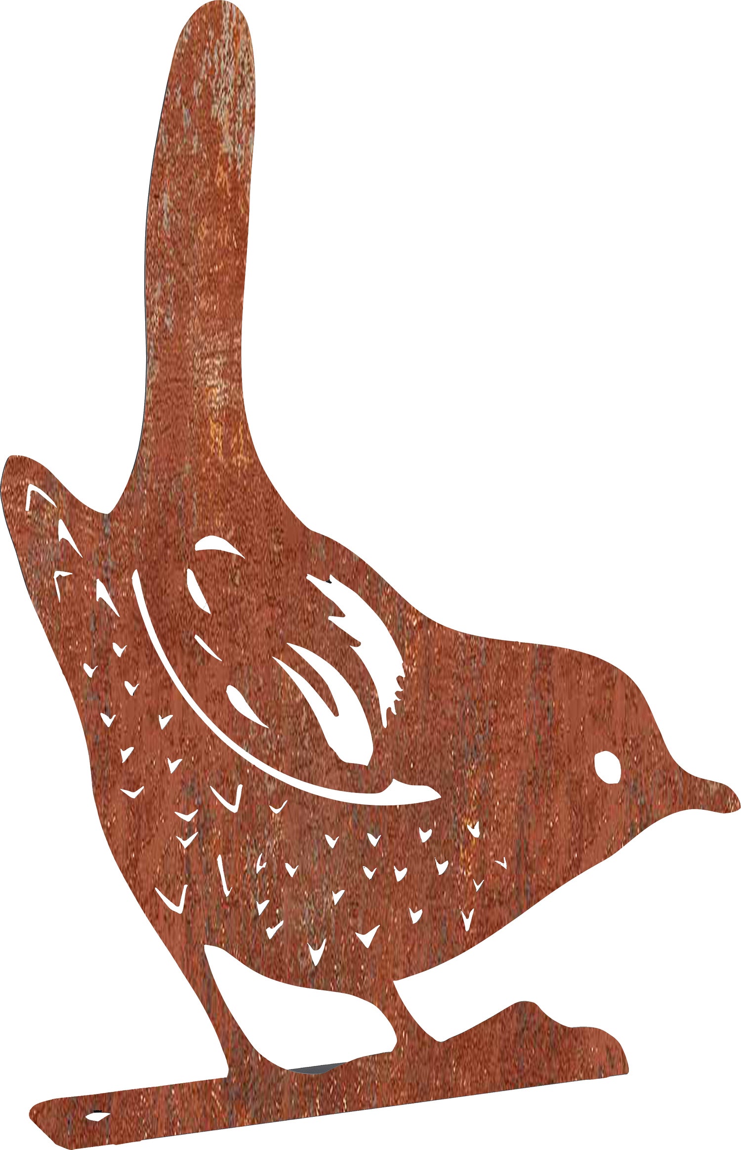 Intratuin tuin wanddecoratie vogel roest 21 x 3,5 x 29 cm