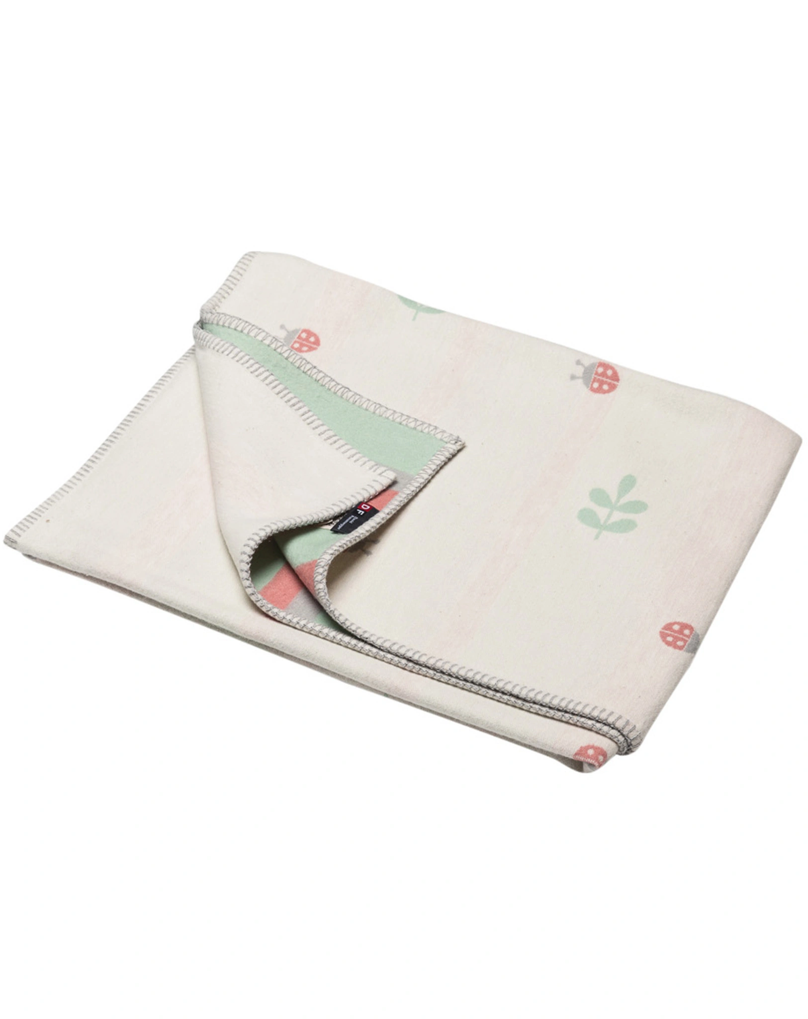 Kuscheldecke LENA - KÄFER (100x150) in creme