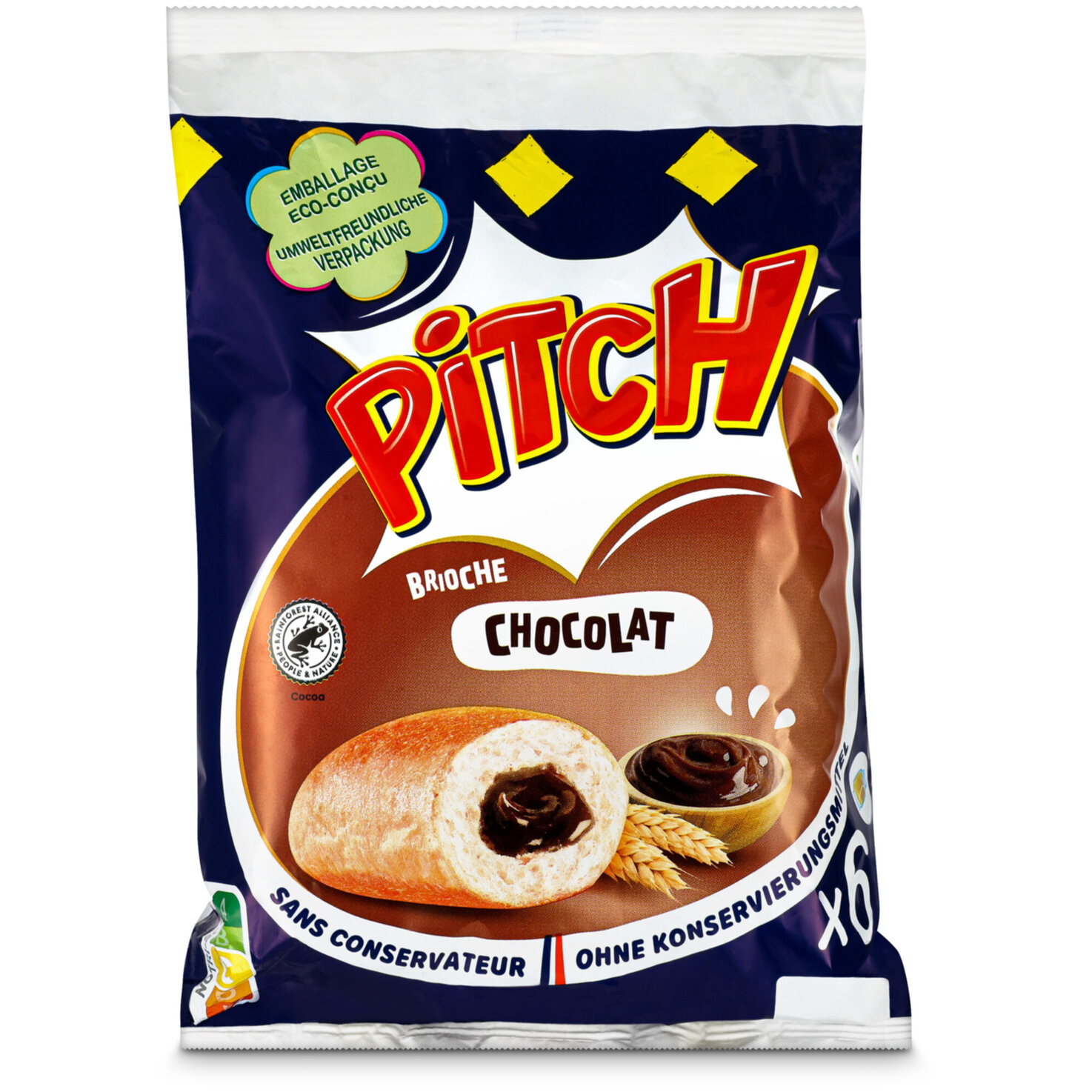 Pasquier Pitch choco 6 Stück