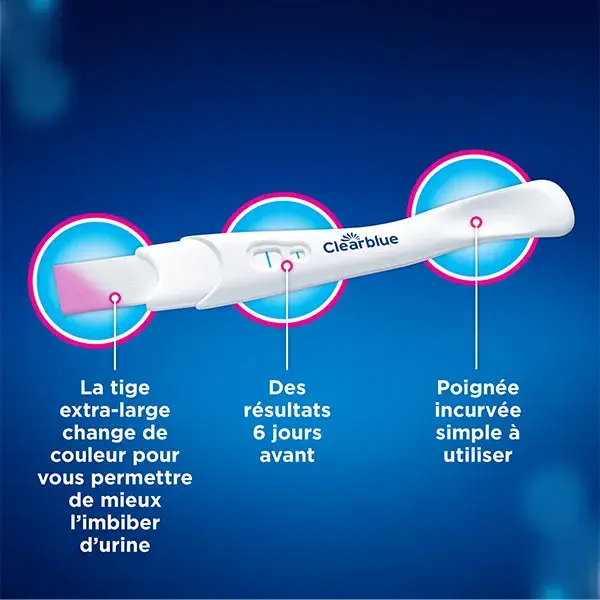 Teste de gravidez precoce Clearblue