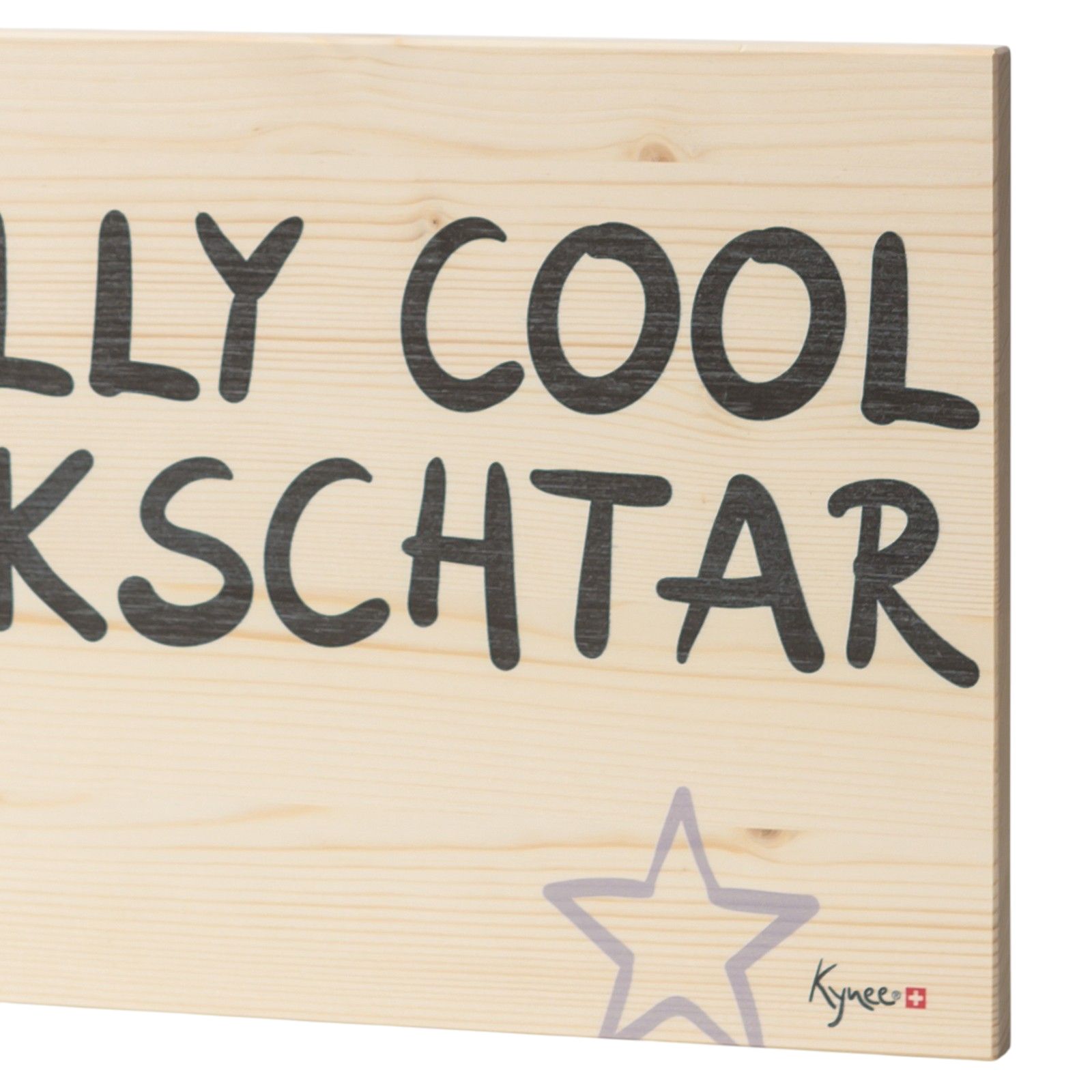Dekoschild Rockschtar
