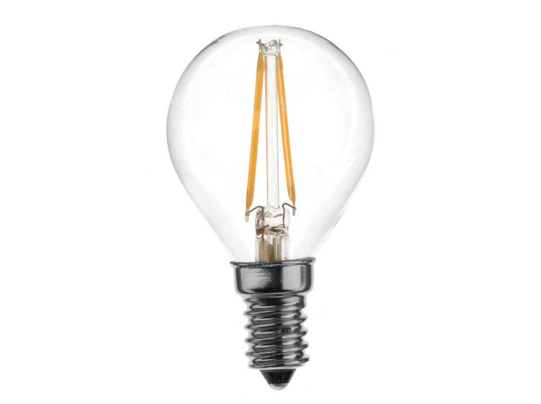 LÂMPADA LED ESFÉRICA AUCHAN E14 25W LUZ BRANCA CLARA