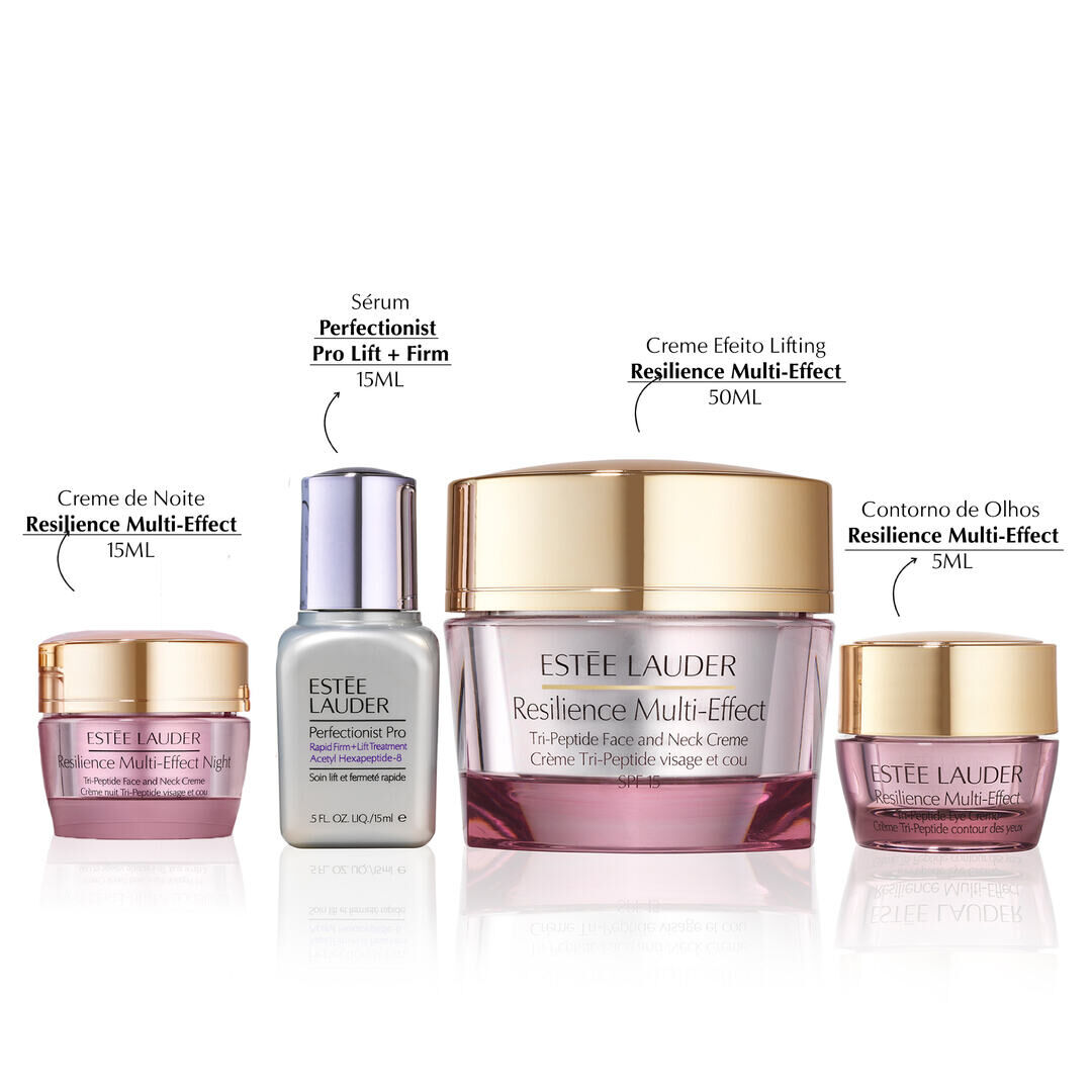 ESTEE LAUDER TRATAMENTO Resilience Multi-Effect Skincare Set - 1un