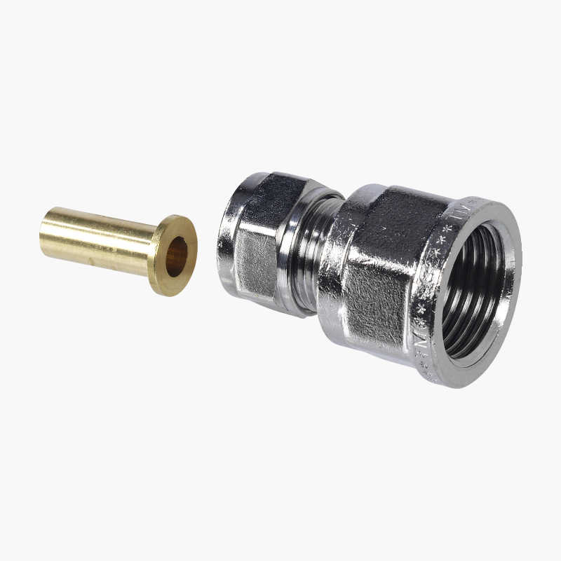 PEX Nippel, hun, 12 x 1/2