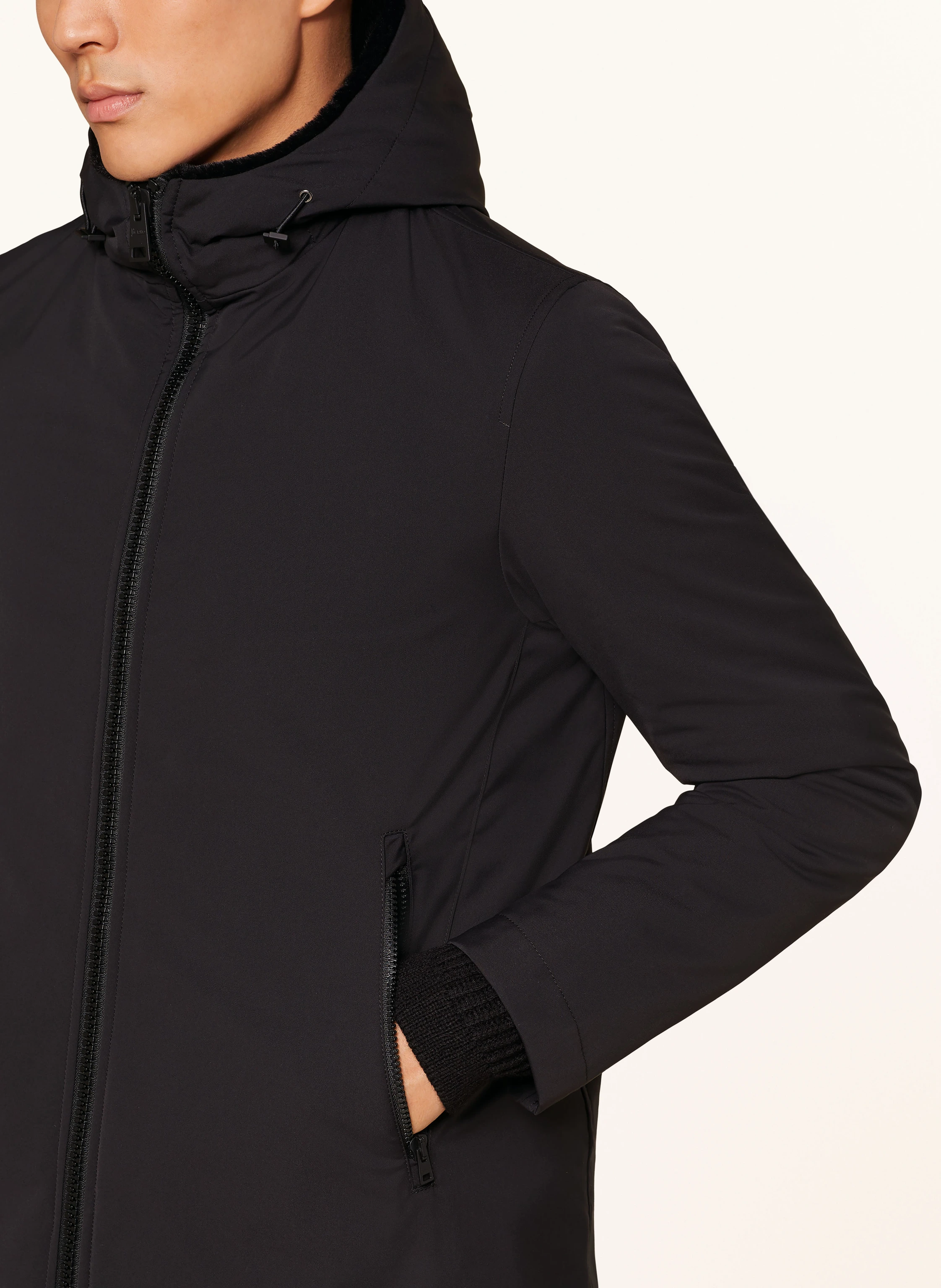 HERNO Parka mit Kunstfell