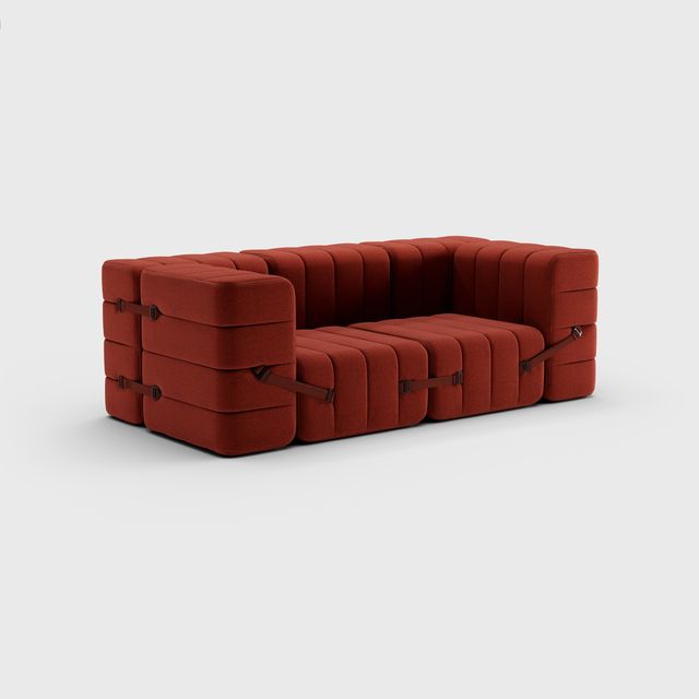 Curt-Set 7 - e.g. Flexibele 2-zitter - Dama - Rood