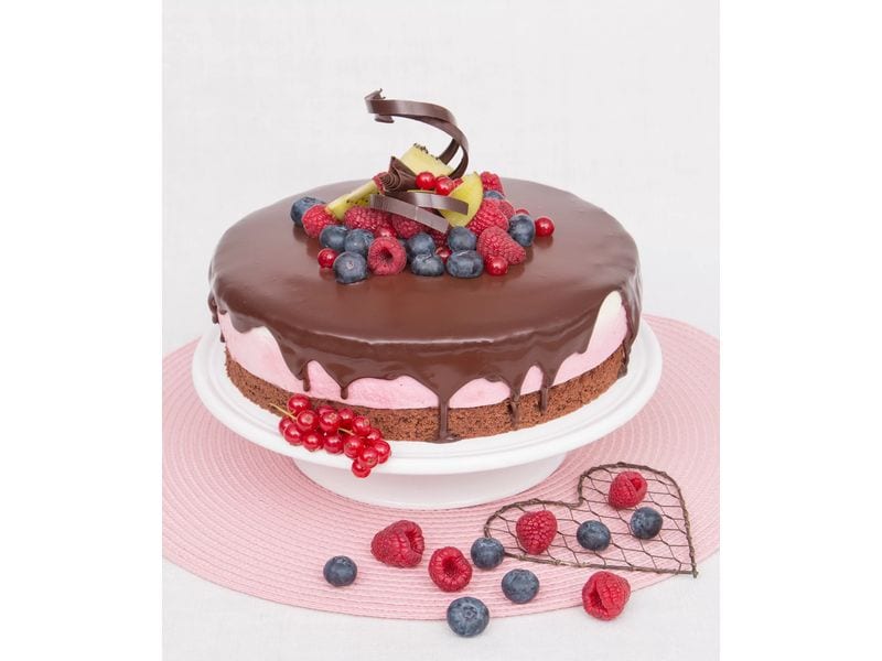 Städter Springform mit Flachboden Silber, 26 cm Backform für Kuchen
