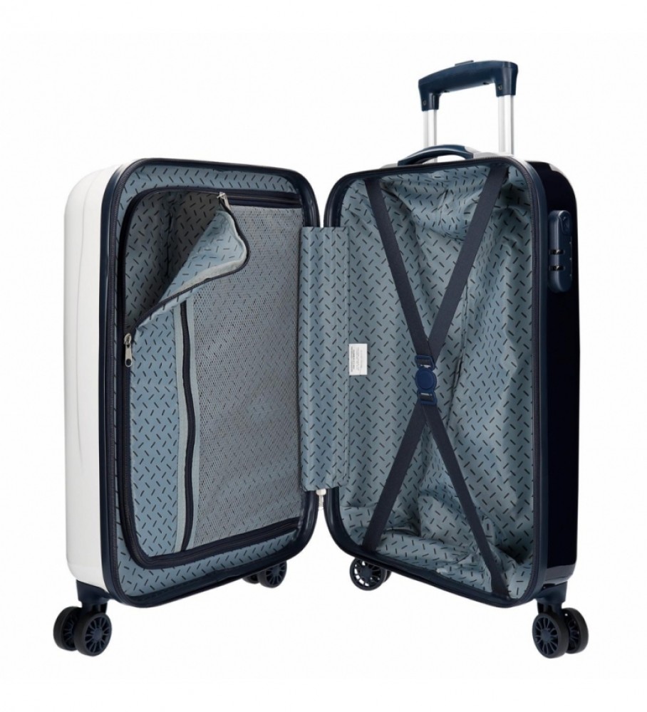 Joumma Bags Maleta de cabine Mickey Mouse rgida 55cm azul 34L / -38x55x20cm-