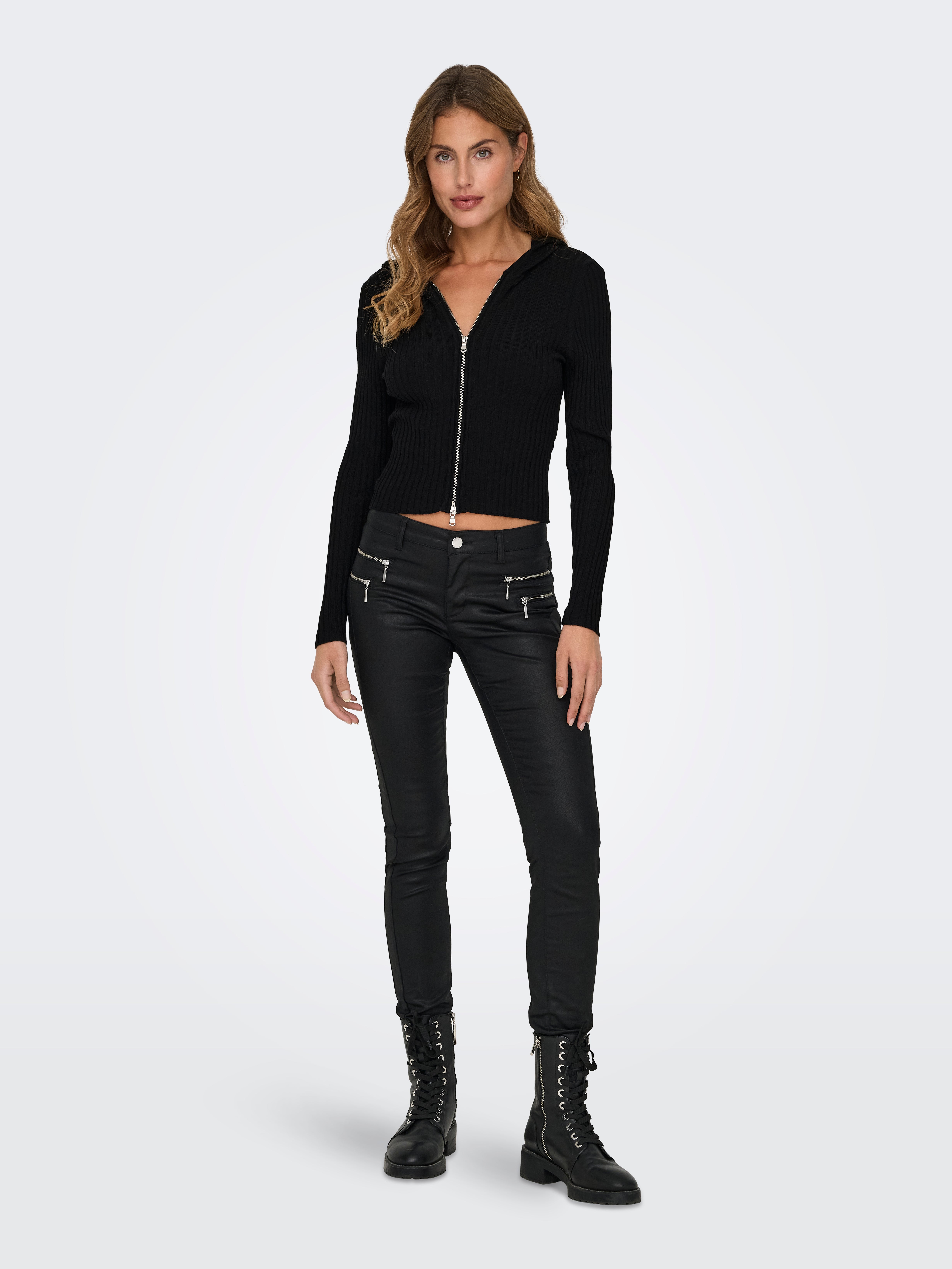 ONLMEDDI Strickjacke Black