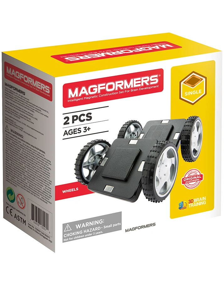 Magnet-Bausatz MAGFORMERS 274-10 RÄDER 2-teilig