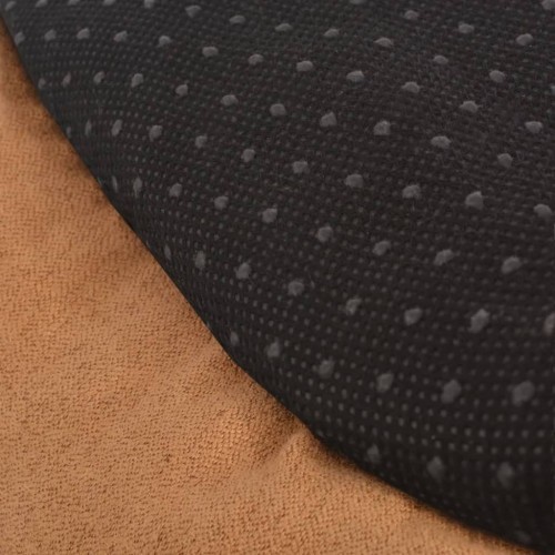 Cama redonda para animais de estimação, bege