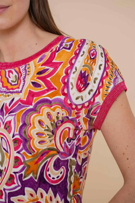 Geisha multi color dames t-shirt