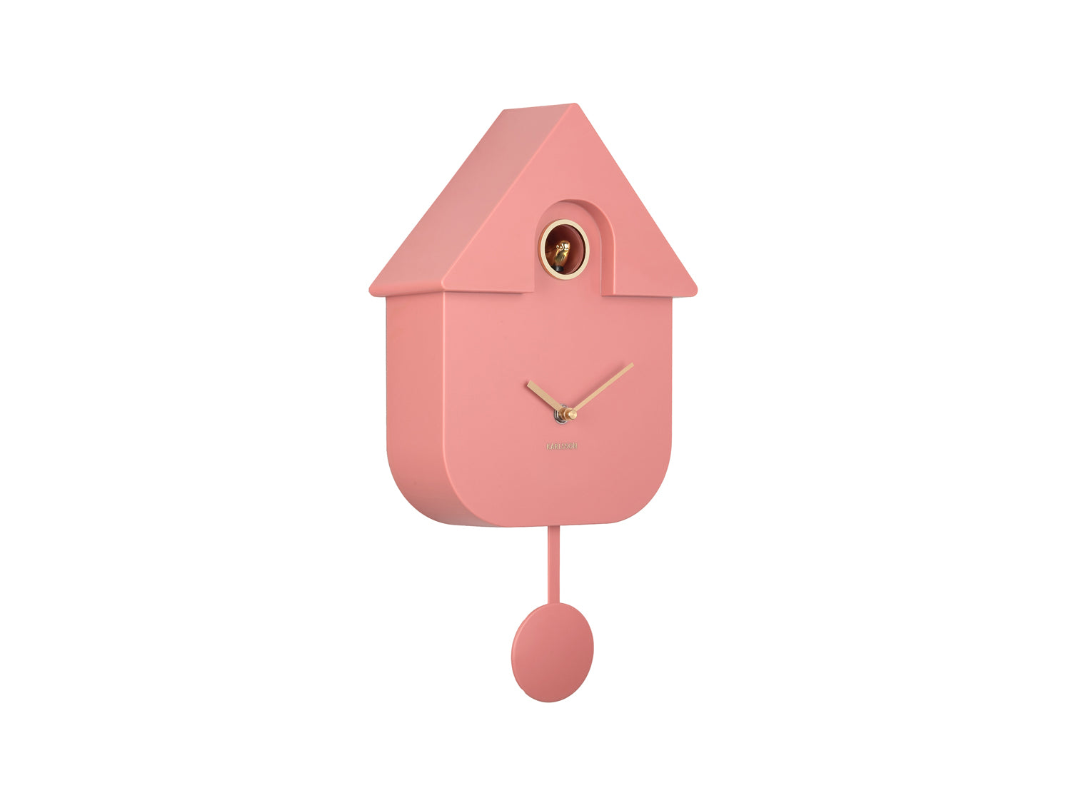 Karlsson - Wandklok Modern Cuckoo Oro - Rose tan