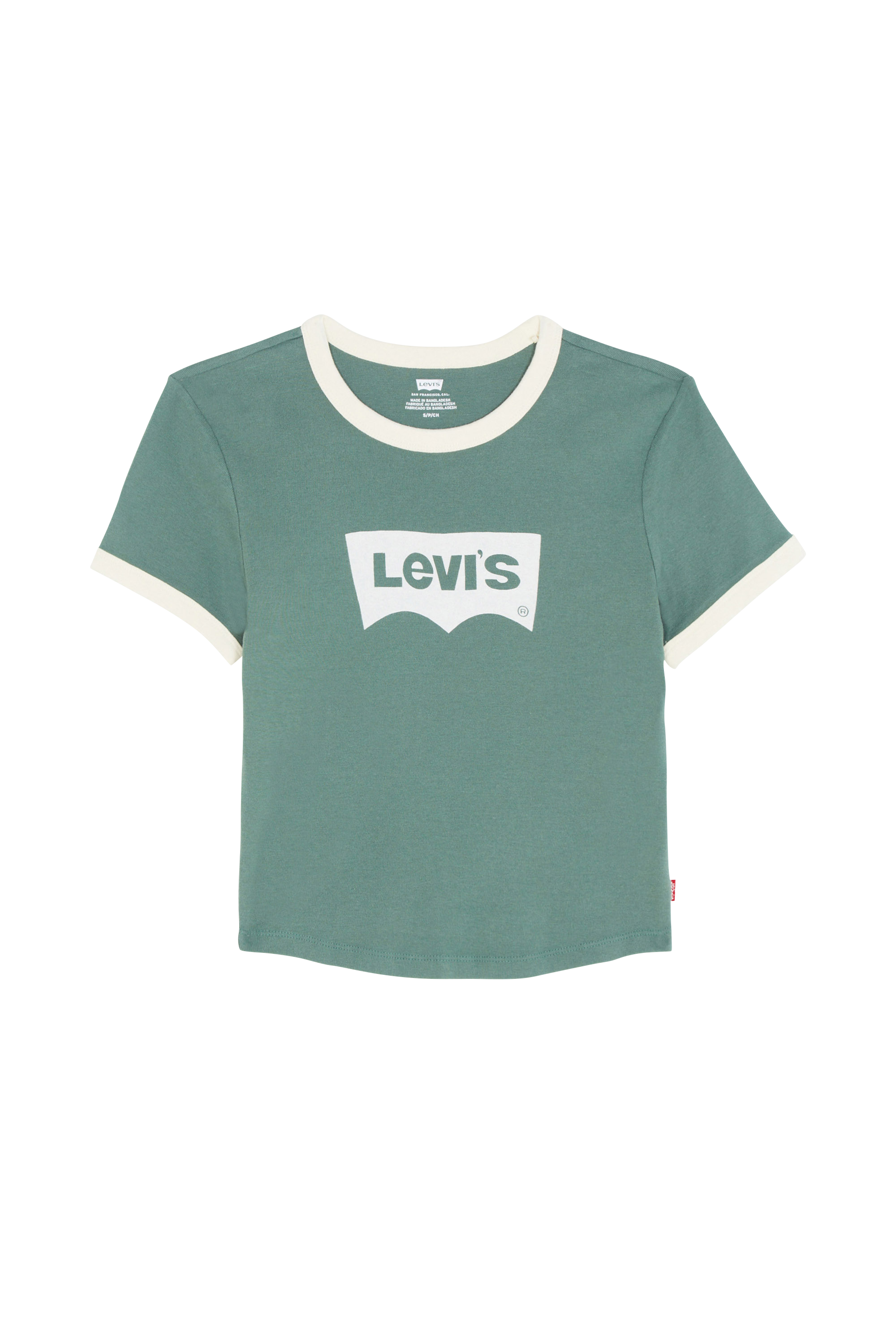 LEVI'S T-shirt GRAPHIC MINI RINGER Vert