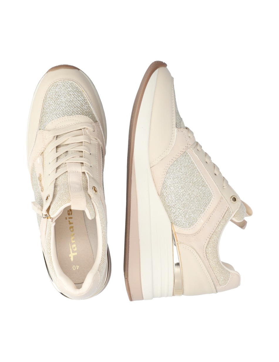 Lederkombination Sneaker