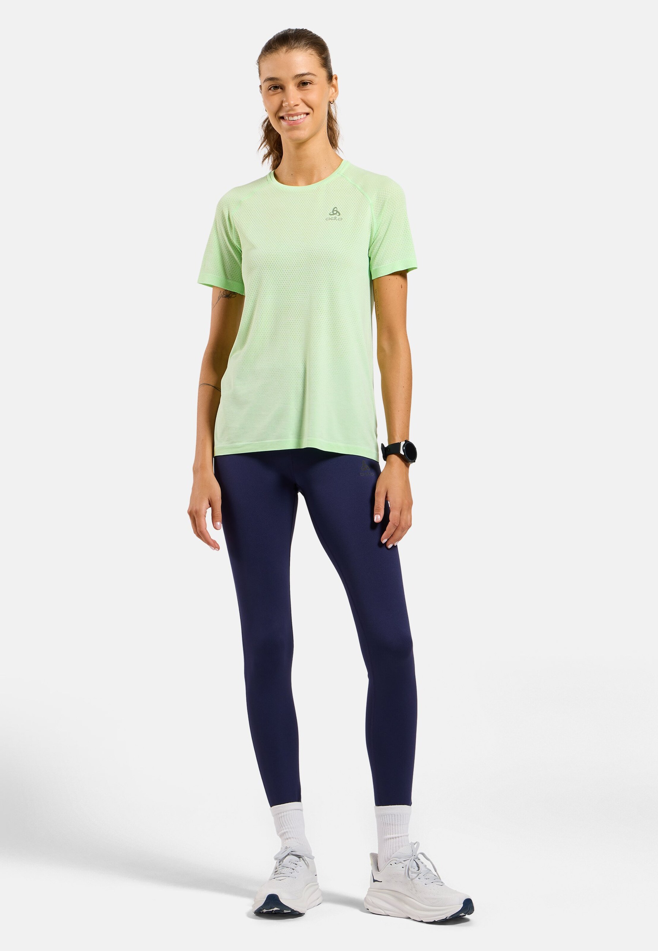 Essentials Seamless Laufshirt in ambrosia melange