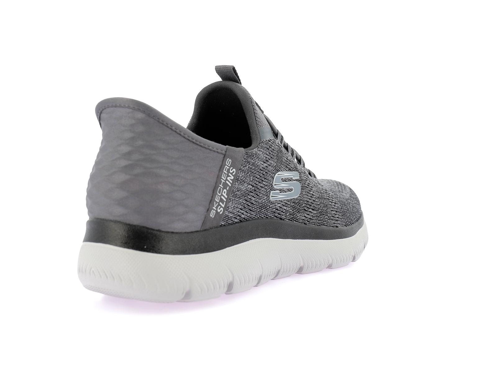 Skechers-SUMMITS KEY PACE Matières combinées Gris Foncé