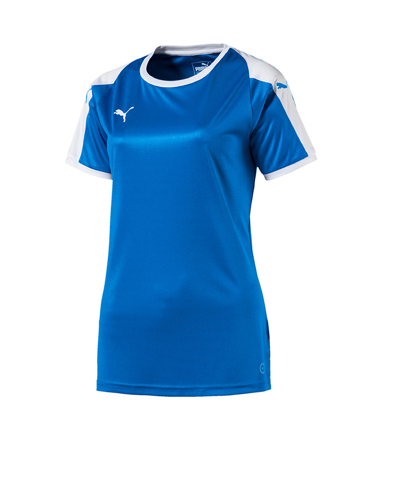 PUMA LIGA Trikot kurzarm Damen Blau Weiss F02