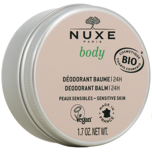 Nuxe Body déodorant 24h bio texture baume - Peaux sensibles