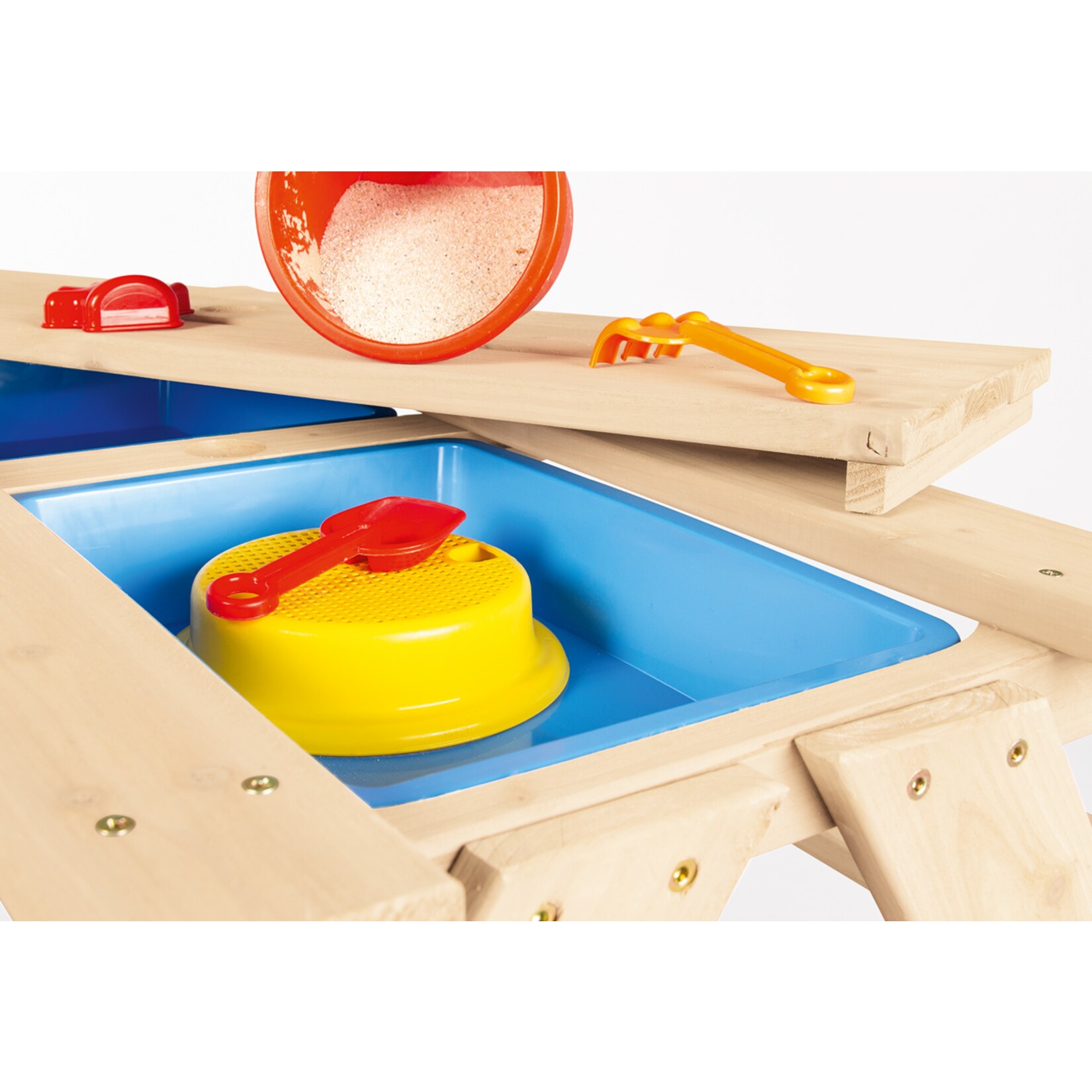 Pinolino Kindersitzgarnitur 'Matsch-Nicki für 4', natur