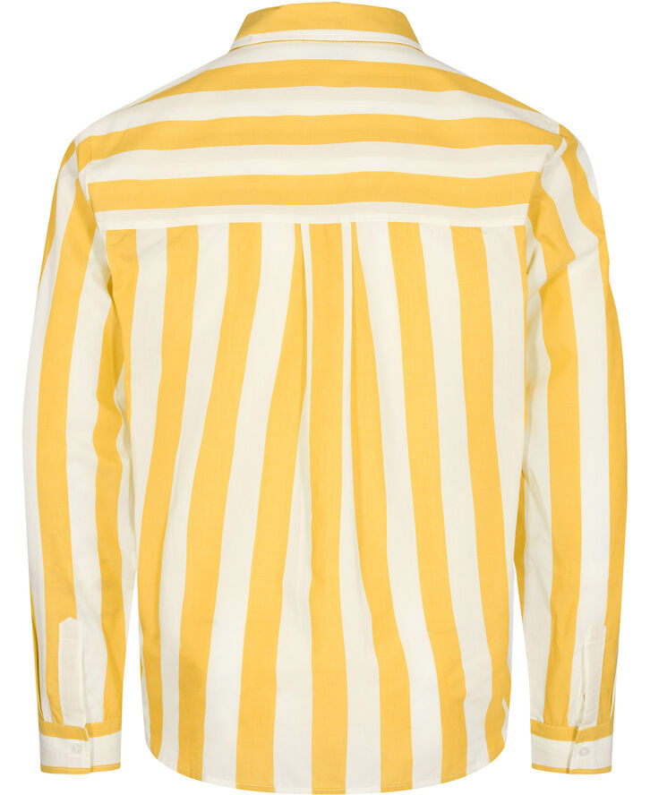Magasin du Nord Collection Adnan resort shirt - Organic GOTS Sulphur / bright white