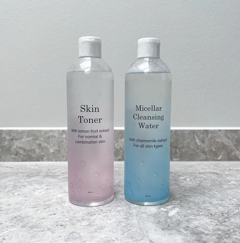 Skin toner med frugt extract mild exfoliering (400 ml)