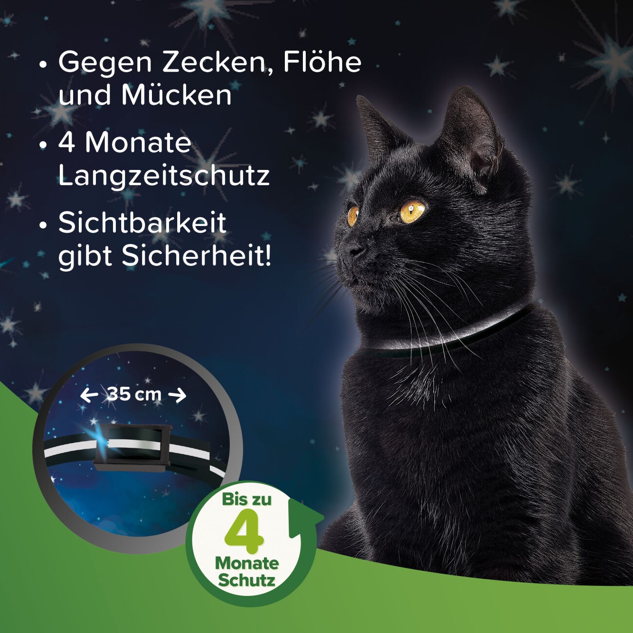 Beaphar reflektierendes Zecken- und Flohschutzhalsband