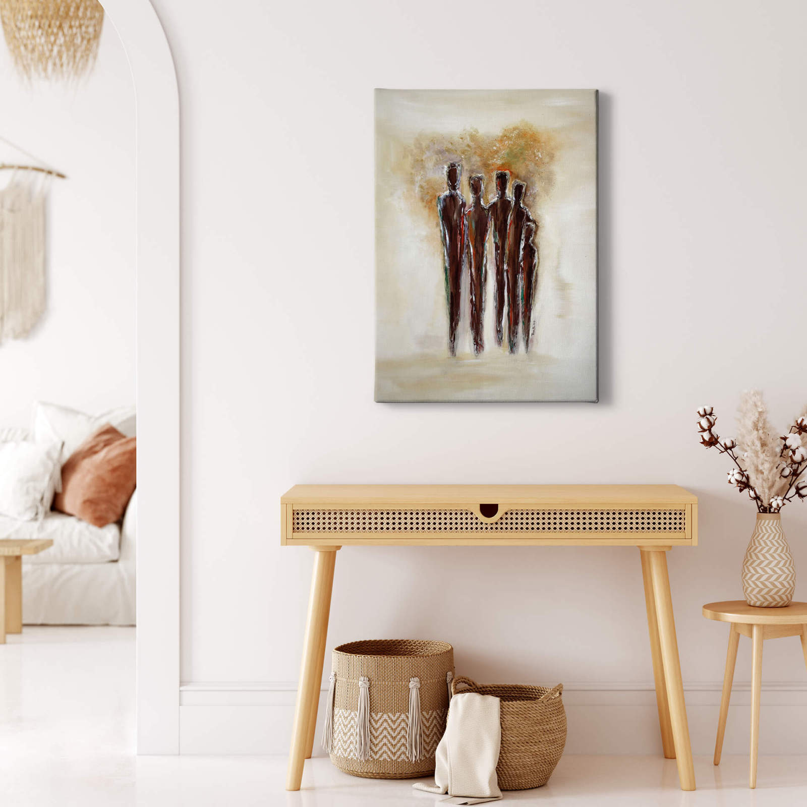 Leinwandbild PAAR 2 - rot - 50x70 cm