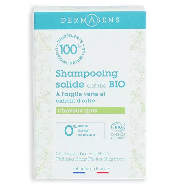 Dermasens Shampoing Solide Bio Cheveux Gras 60g
