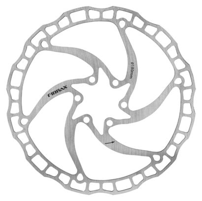 Disque de frein vtt 6 trous fibrax light compatible Shimano 180mm