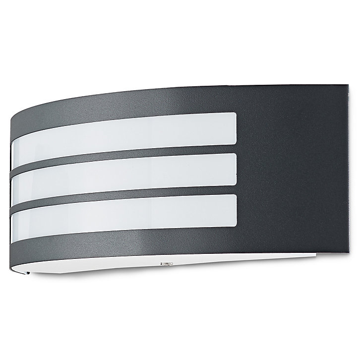 Applique murale Valcourt E27 40W IP44 GoodHome gris anthracite