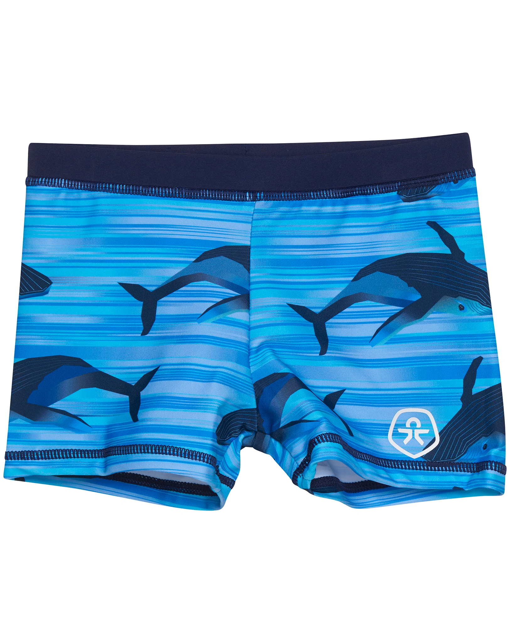 Badehose KLEINER WAL in azure blue