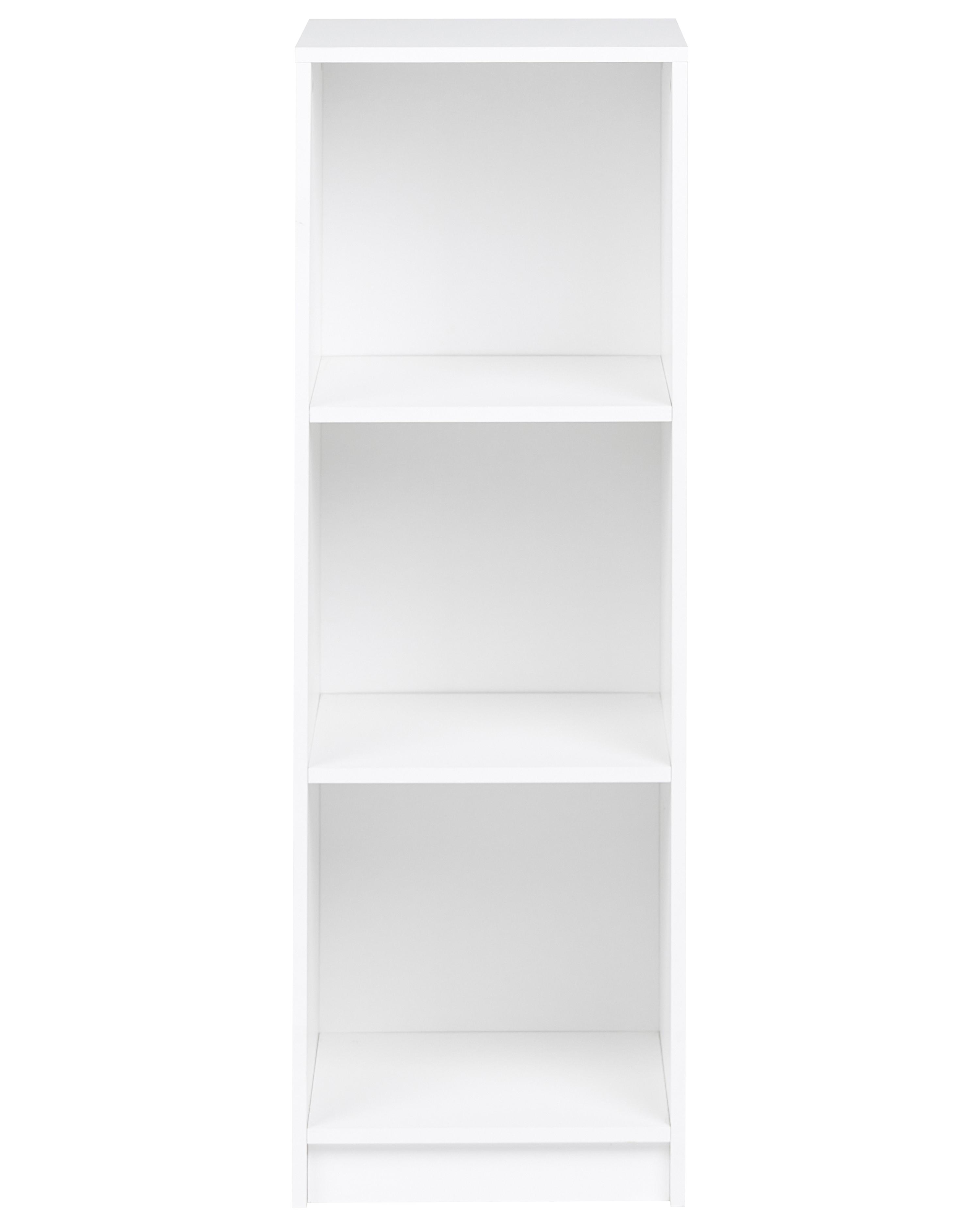 Boekenkast met 3 planken ZEHNA 117 cm Wit