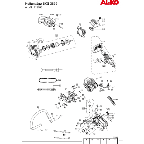 AL-KO BKS 3835 kædesav