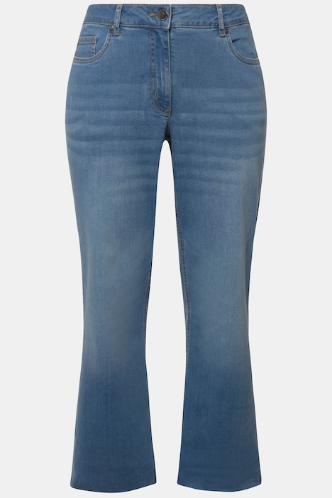 7/8-Jeans Claire, Stretchkomfort, geschnittener Saum, 5-Pocket