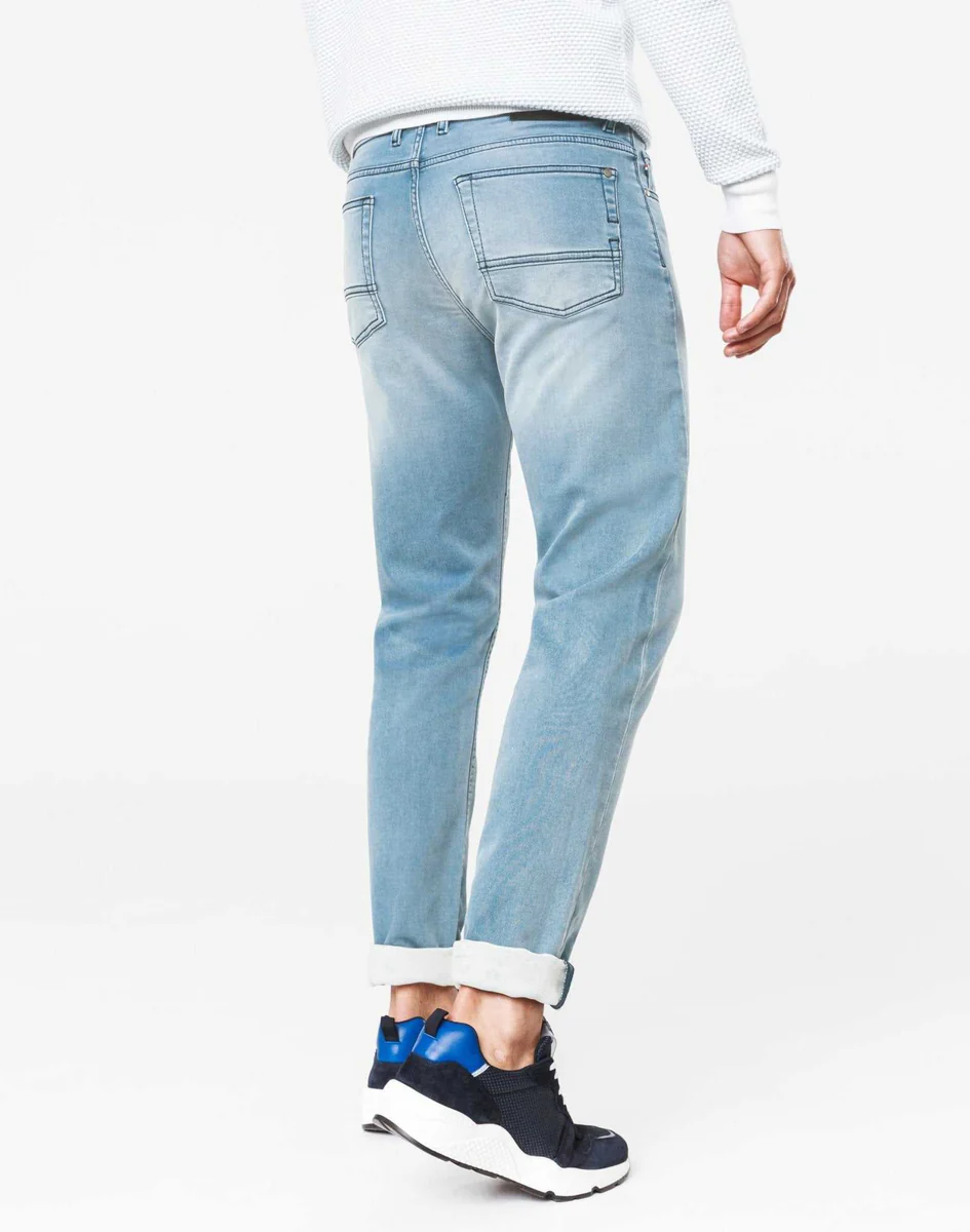 Jog-jean super slim bleach