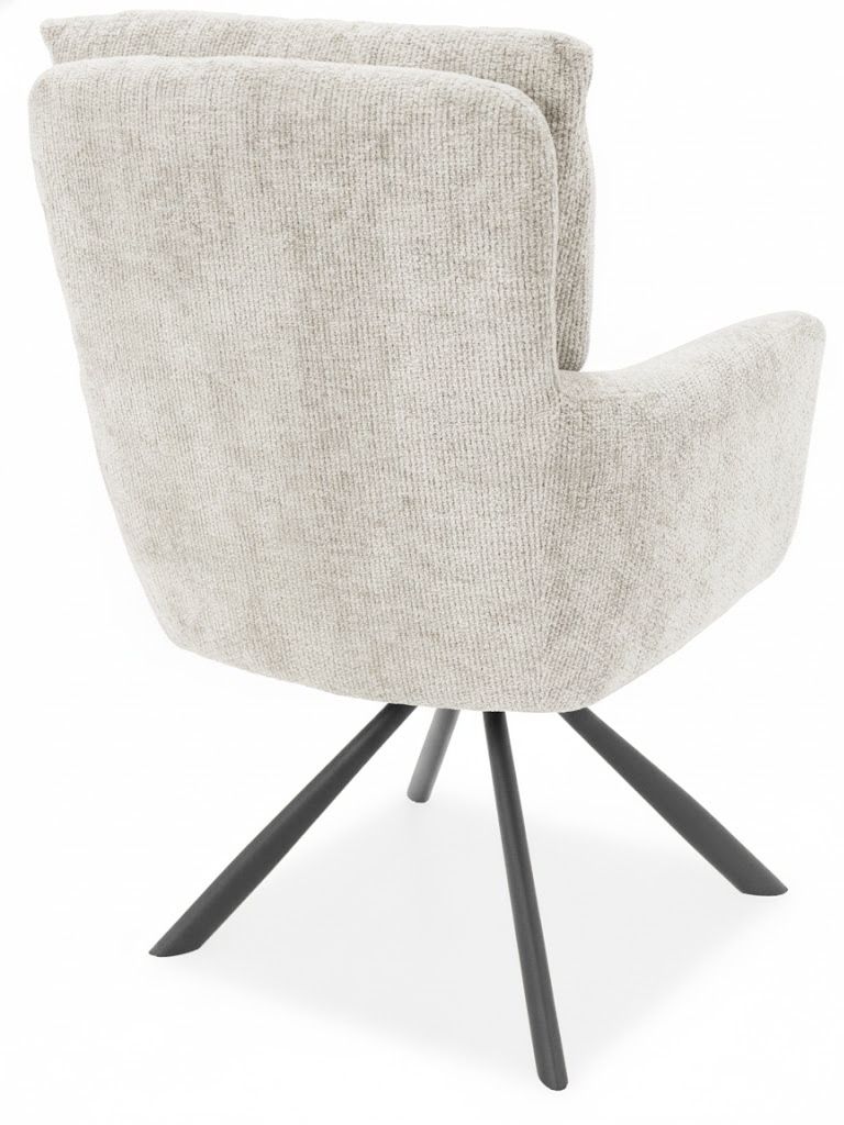 Eetkamerstoel Cremona 02 - Zwart Sylvia B61 x D66 x H73 cm