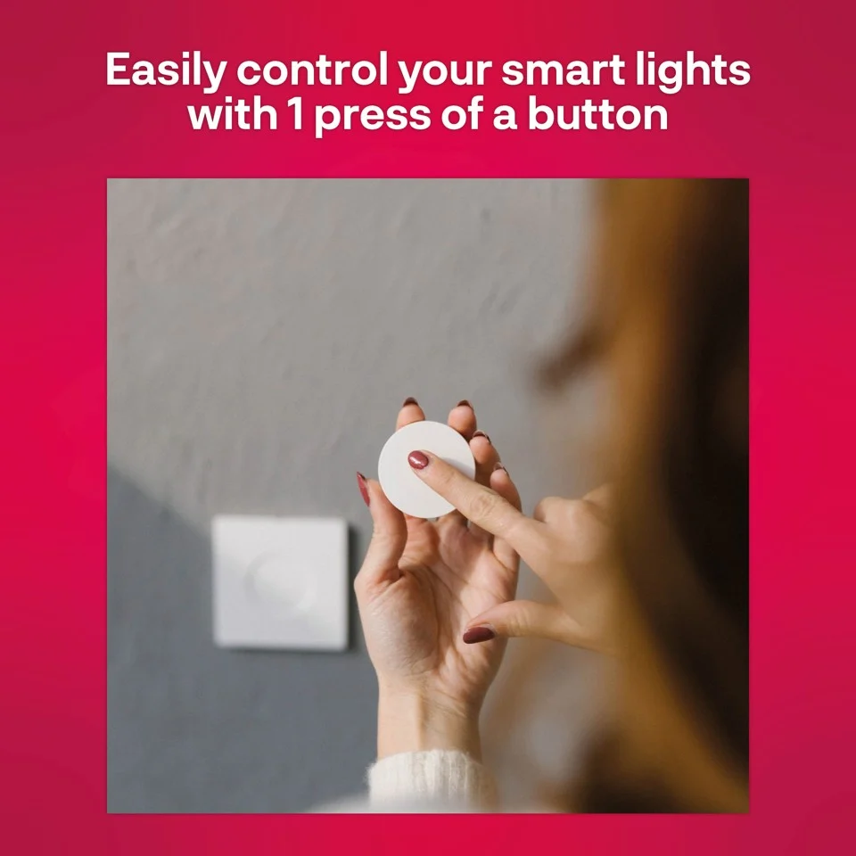 Innr - 1-Key Smart Button - Styr dine Innr Zigbee- og WiFi-lys ubesværet