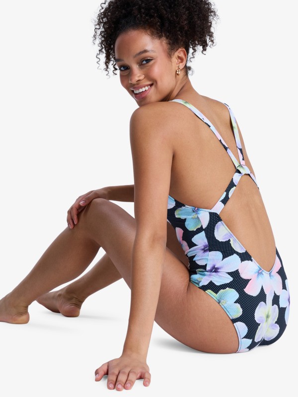 Roxy Active One-Piece Maillot de bain une pièce Noir Femme